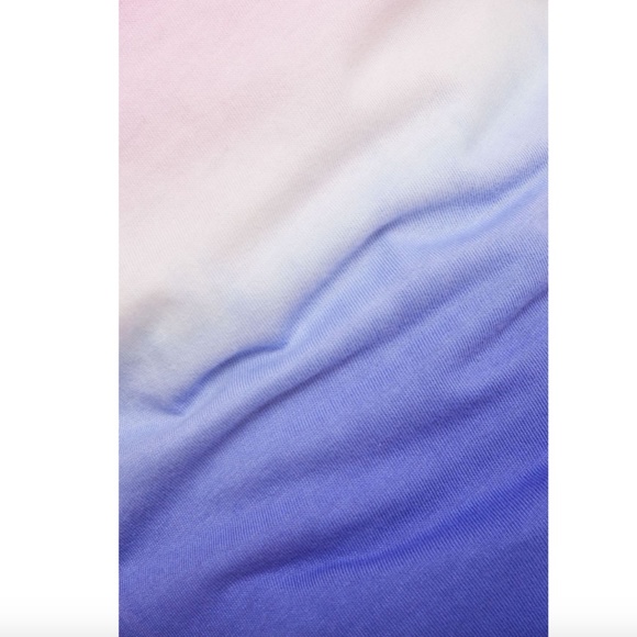 NWT WSLY Rivington Weekend Pink Blue Ombre Tank Top - Picture 9 of 9